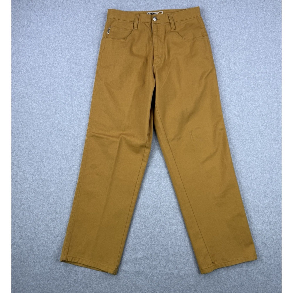 Vintage Southpole Jeans Mens 30x32 Mustard Yellow Wide Leg Baggy Y2K Skater‎